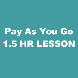 1.5 HR - Pay As You Go Lessons